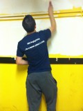 Alan MUST be on a ladder!